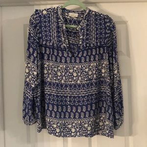 Lucky Brand, Blue Top, women’s medium